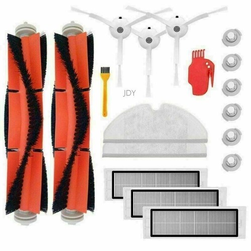 Side Brush&Hepa Filters&Bristle Brush for For Xiaomi Roborock S50 S51 S6 Vacuum - Picture 2 of 6