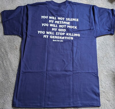 #ad Pro Life Abortion is Homicide Rock For Life T Shirt New 90s Design $10.00