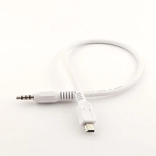 10x 1ft 3.5mm Stereo Male to Mini USB 5 Pin Male Audio Adapter Convertor Cable