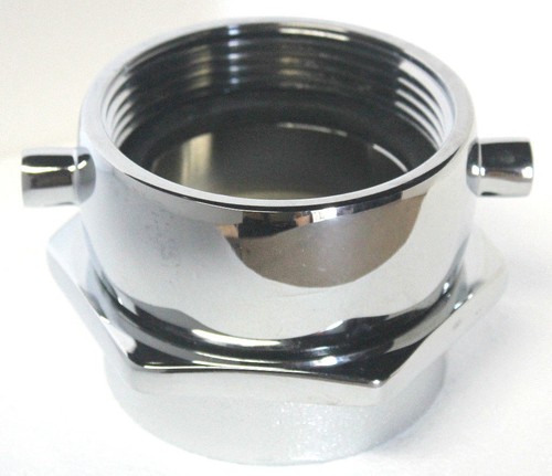 FDC Single Snoot 2-1/2" Female NPTx 2-1/2" Female Swivel NST POLISH CHROME - Picture 2 of 3