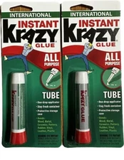 Krazy Glue Elmer's Original Crazy Super Glue All Purpose Instant Repair, 2 Pack)