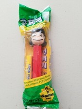 PEZ PEANUTS EDITION LUCY WITH RED BASE AND FEET NEW SEALED