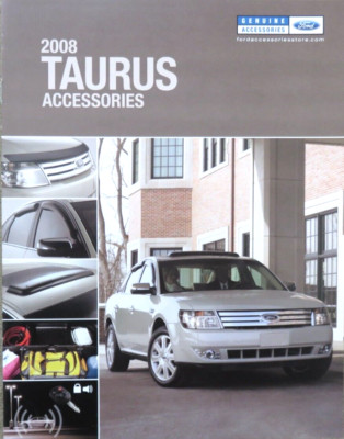 2008 Ford Taurus Accessories USA Prospekt Brochure, 8 Seiten