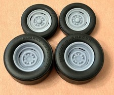 124 Scale1715-inch Steelie Wheels Wdrag Slicks
