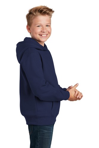 Sport-Tek YST254 Youth Updated Fit Long Sleeve Pullover Hoodie Sweatshirt - Picture 32 of 58