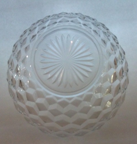 Cuenco ahuecado acampanado americano Fostoria de colección difícil de encontrar - Imagen 8 de 8