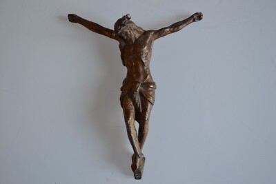 Antique Bronze Patina Rule Crucifix