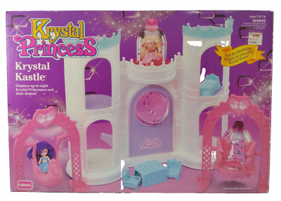 Vintage 1992 Playskool KRYSTAL PRINCESS KASTLE Toy Playset 100% COMPLETE In Box!