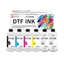 DTF Ink 1000ml Premium DTF Transfer Ink for PET Film Compatible for Direct to...