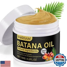 Raw Batana Oil for Hair Growth, 100% Pure - Dr. Sebi Organic Batana Oil from 