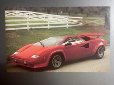 1985 Lamborghini Countach Coupe Picture, Print - RARE!! Awesome Frameable L@@K