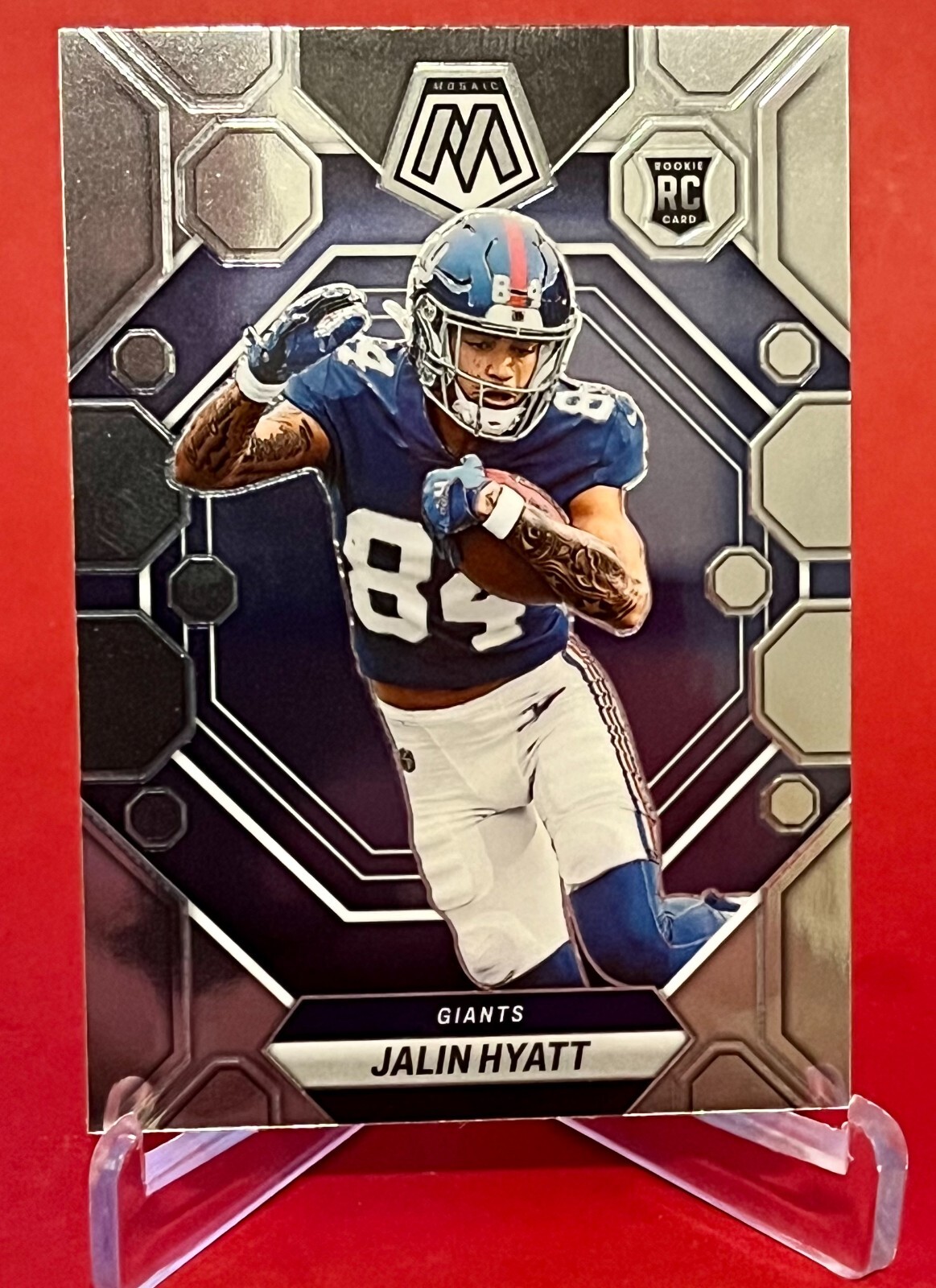 2023 Panini Mosaic Jalin Hyatt RC # 329 Base New York Giants