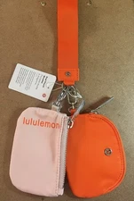 Lululemon Dual Pouch Wristlet - Orange