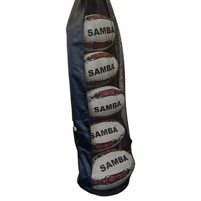 Samba Racer Rugby Trainer Ball 5er Pack mit Schlauchpumpe - Größen 3, 4 & 5