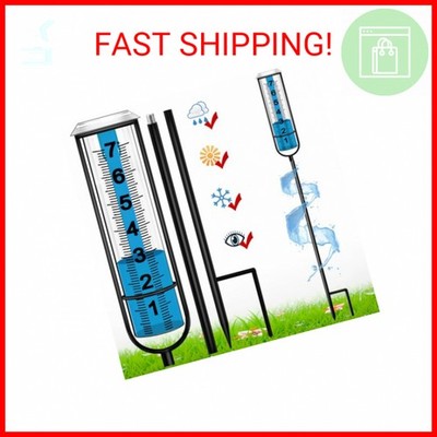 JMBay Rain Gauge Outdoor, Accurate rain gauges Outdoors Best Rated, Tall rain Ga