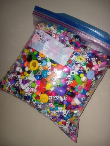 5 Lbs Bag Of Crafting Beads Clean Unused Good Variety Bracelet Necklace beads - Bild 4 von 11