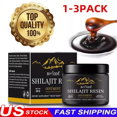 Himalayan Pure 100% Shilajit, Soft Resin, Organic, Extremely Potent, Fulvic Acid