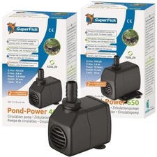 SUPERFISH POND-POWER 400-650 FEATURE PUMP OUTDOOR GARDEN WATER FLOW CIRCULATION