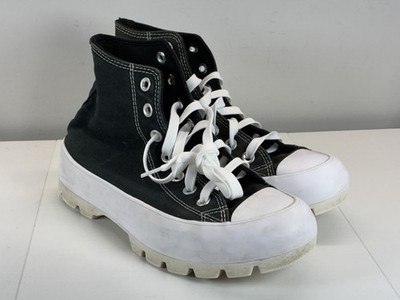 Size 7 - Converse Chuck Taylor All Star Lugged High Black White