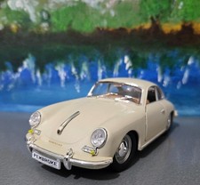 Personalised Name 1961 Porsche 356B Coupe 1:24 Diecast Model Car Toy Bburago