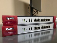 Two 2 ZyXEL USG60 Unified Security Gateway All-In-One UTM Firewalls