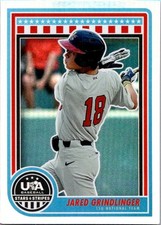 Jared Grindlinger 2025 Panini USA Stars & Stripes Baseball RC Base Card 