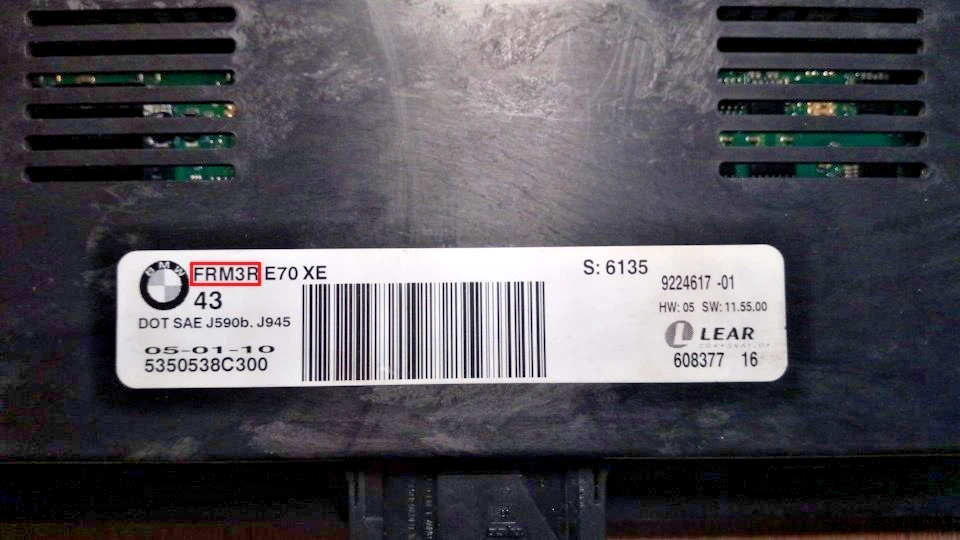 Módulo de controle de luz BMW MINI FRM3 Footwell reparo – serviço no mesmo dia - Imagem 3 de 4