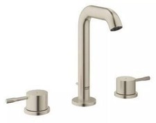 Grohe 20297ENA Essence 1.2 GPM Widespread Bathroom Faucet, Brushed Nickel