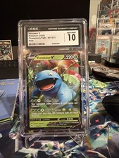 Venusaur V 01/73 Champions Path Holo CGC 9