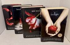 Twilight Series 1-4 Complete Set Meyer New Moon Eclipse Breaking Dawn HC/PB