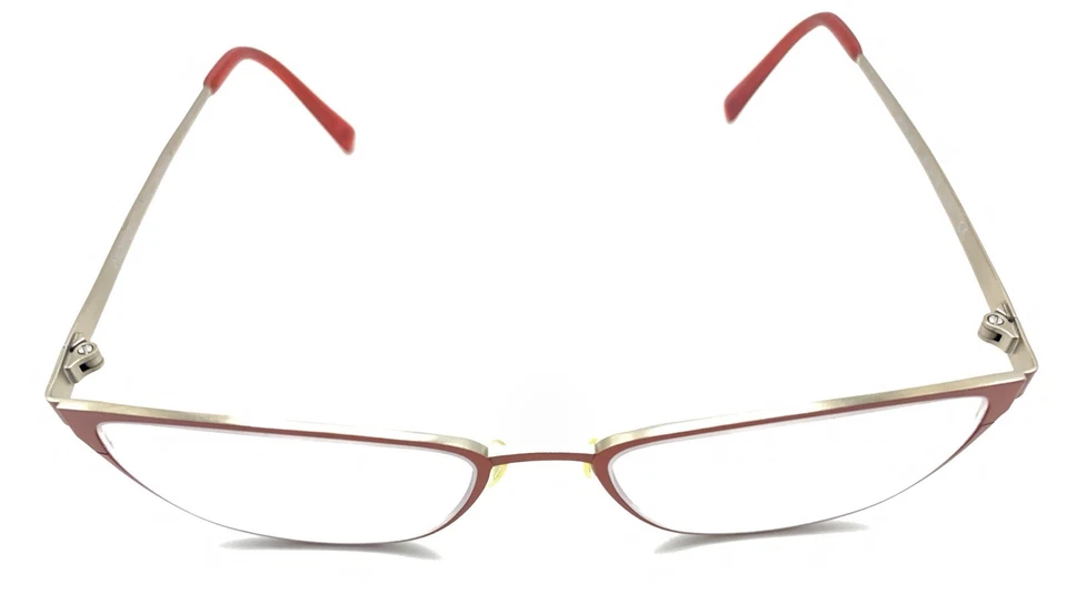 Monturas de gafas de metal Modo modelo 4212 titanio rojo ojo de gato 50-16 138 para mujer Foto 3 de 4