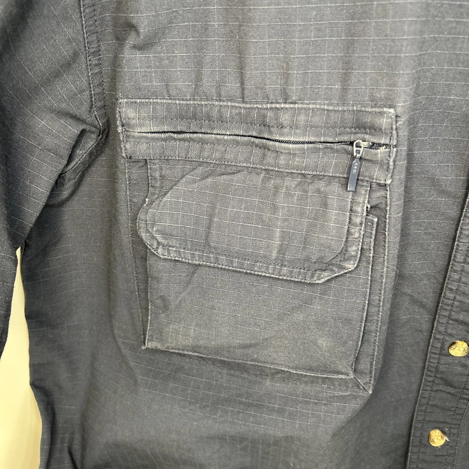 Remington Shirt XL Men's Brown Hunting Pockets Short Sleeve Button Down - Image 4 of 4