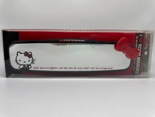 Seiwa Hello Kitty Black & Red Room Mirror Car Accessory 280mm KT310 Japan NIB