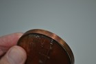Antique Robert Stephenson Bronze Medal L.C.Wyon Britannia Bridge Menai Straits — photo 4