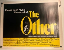 Original 1972 The Other Movie Poster Half Sheet 