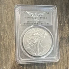 United States Mint 2021 American Silver Eagle Type 2 PCGS MS70 1 oz .999