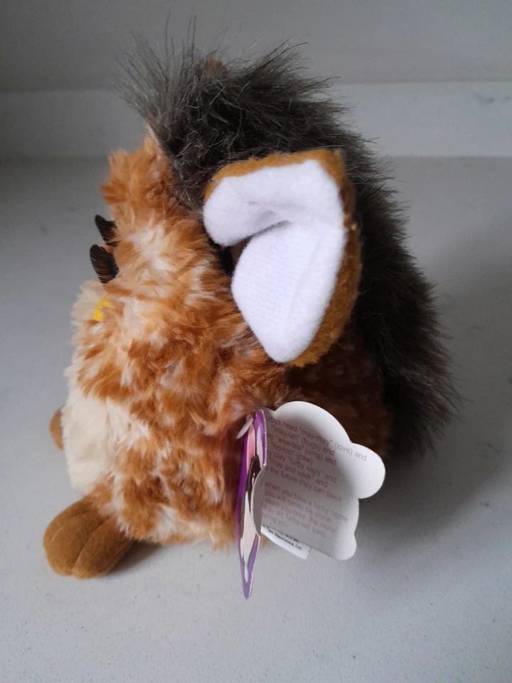 De colección Funcionando Furby 1998 Estampado de Jirafa Marrón Tostado 70-800 Tiger Electronics Usado en Excelente Condición  Foto 2 de 4