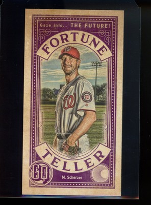 2019 Topps Gypsy Queen #FTM-MS Max Scherzer Fortune Teller Minis