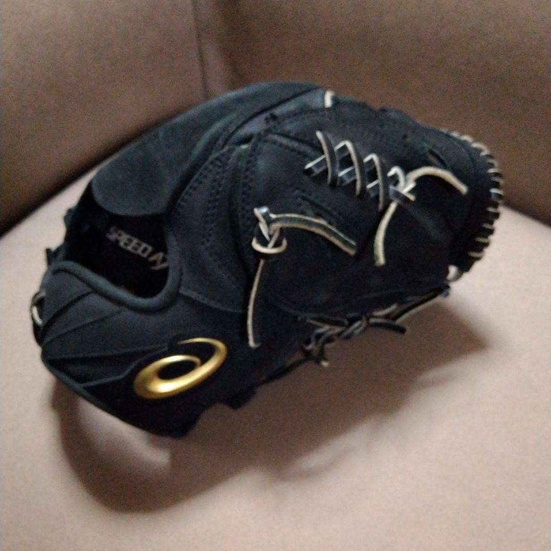 ASICS SPEED AXEL 100th Anniversary Leather Baseball Glove Black Right Hand