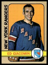 1972-73 Topps Ed Giacomin New York Rangers #165