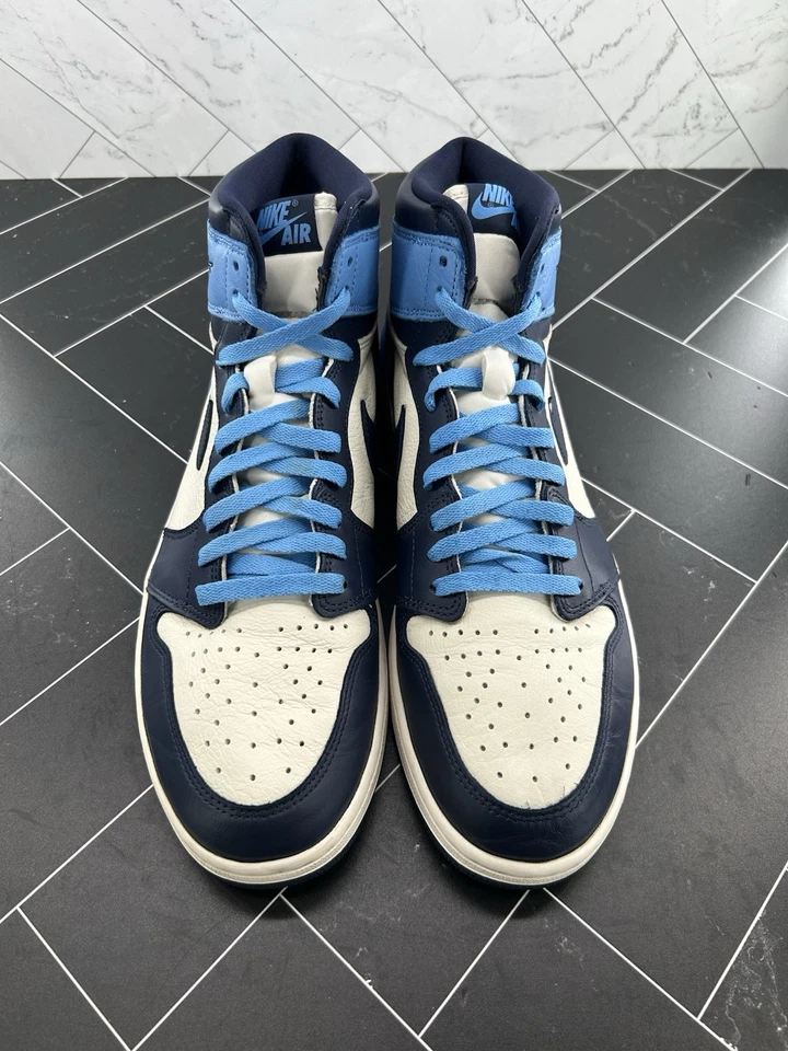 Nike Air Jordan 1 Retro OG High Obsidian UNC 2019 555088-140 Size 14 - Image 4 of 4