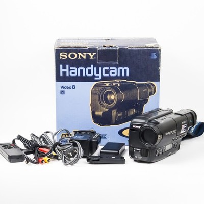 Sony Handycam CCD-TR93 Video8 Camcorder Tested w/ Charger & Accessories