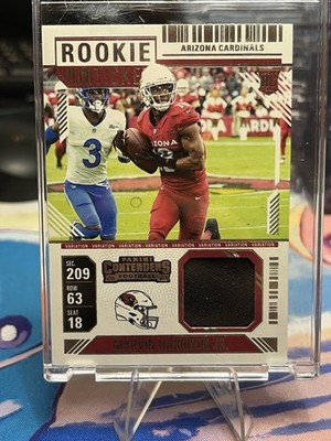 Marvin Harrison Jr Rookie Ticket RC Panini Contenders #RTS-MHJ 2024 Patch