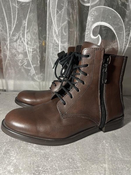 Men Diesel Boots Brown Leather 41
