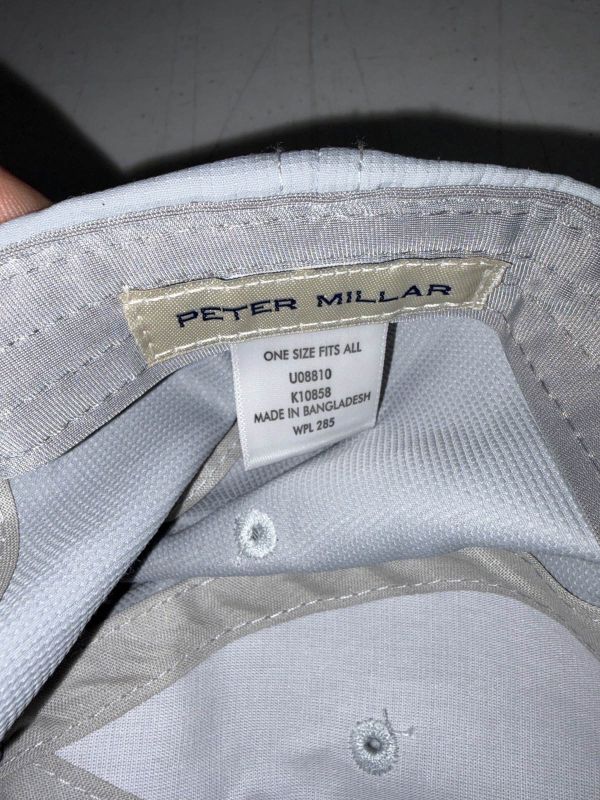 Peter Millar Golf Performance Strapback Hat Cap L… - image 7