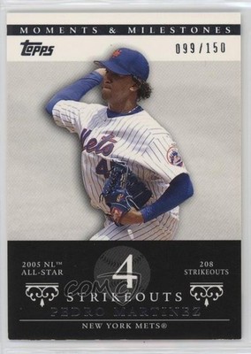2007 Moments & Milestones Pedro Martinez (2005 NL All-Star 208 Strikeouts) 1aj