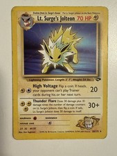 Lt. Surge's Jolteon 28/132 Gym Challenge Regular on eBay