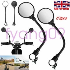 Flexible Bike Rear View Mirror Mtb Road Bicycle Handlebar Rearview Convex Mirror
