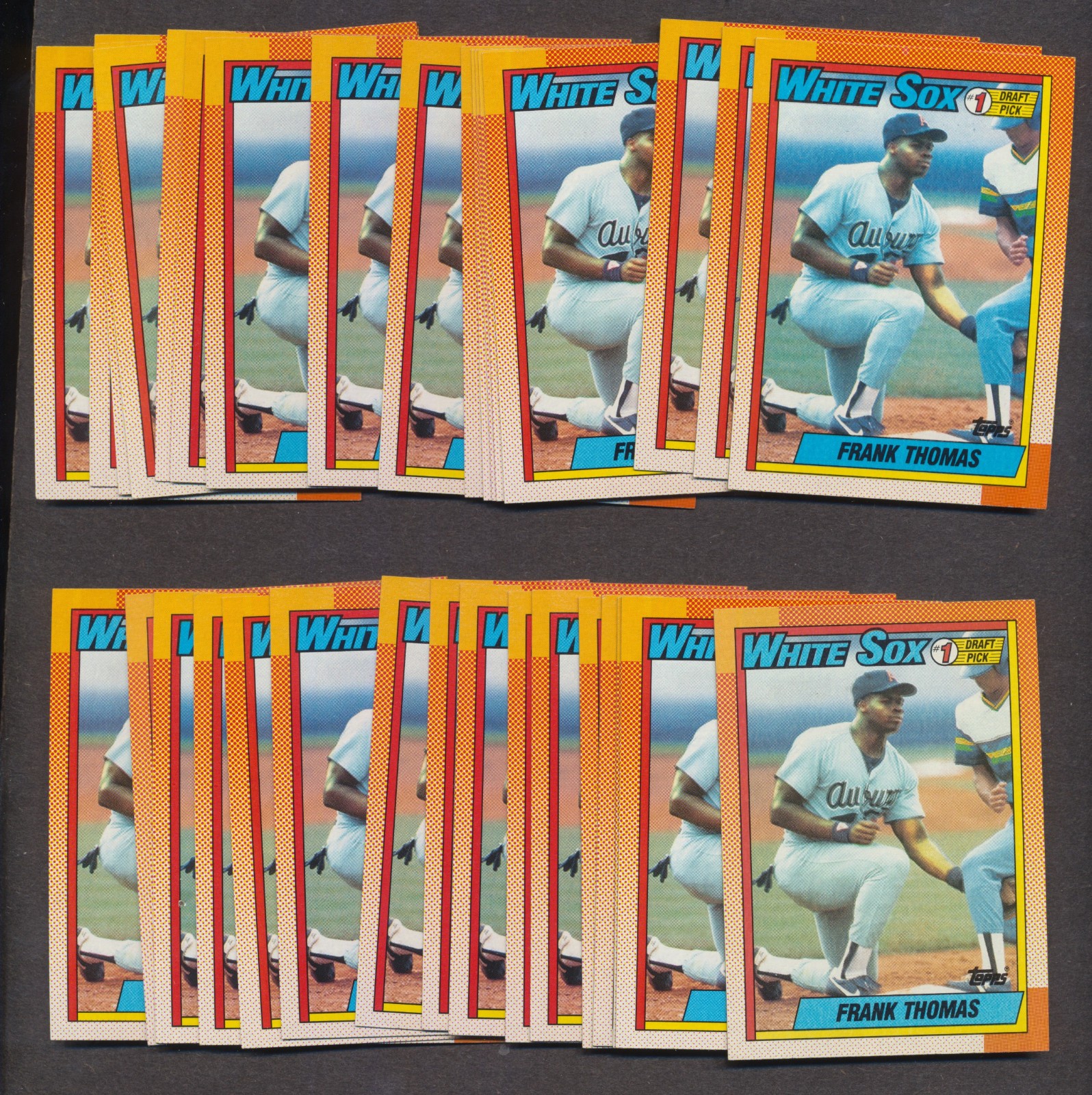 Lot of 20 - 1990 Topps # 414 Frank Thomas (RC) Chicago White Sox