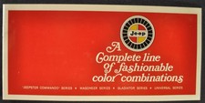 1969 Jeep Colors Brochure Jeepster Cj-5 6 Universal Wagoneer Gladiator Pickup 69